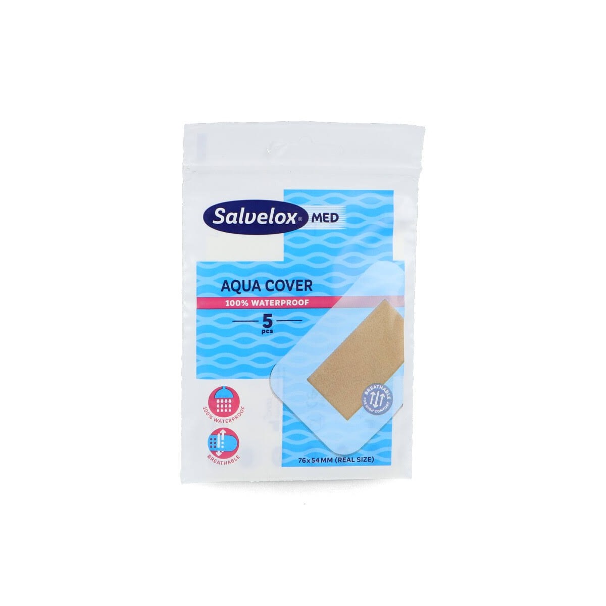 salvelox aqua cover med 76 x 54 mm 5 apositos