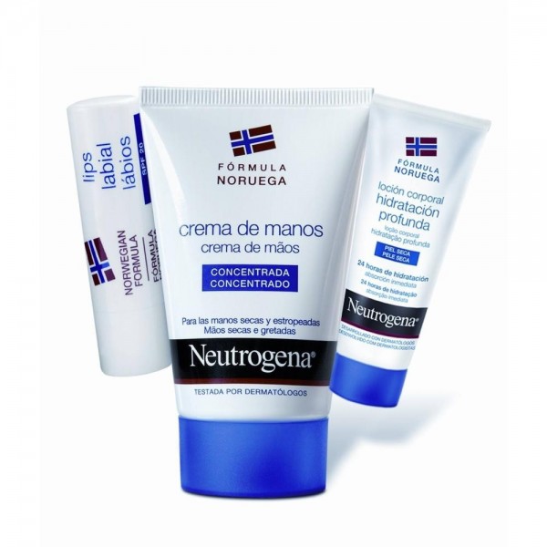 neutrogena pack crema de manos 50ml labial spf20