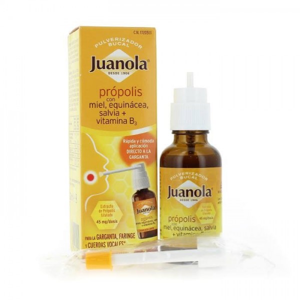 juanola pulverizador bucal propolis 30ml