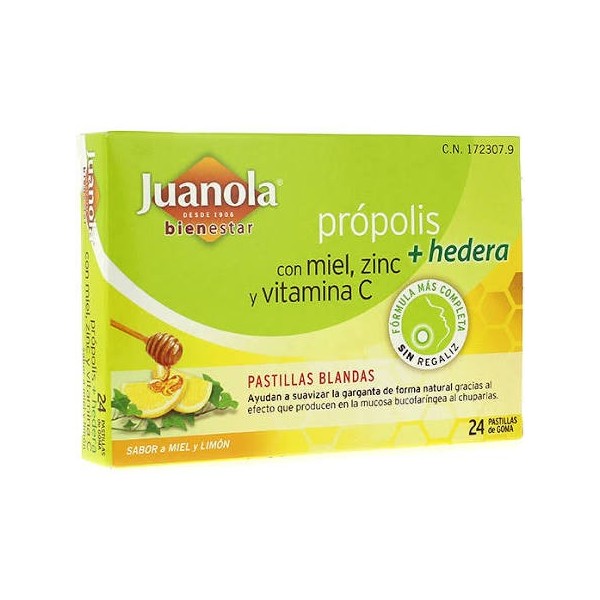 comprimidos con propolis y hiedra juanola 24 comprimidos