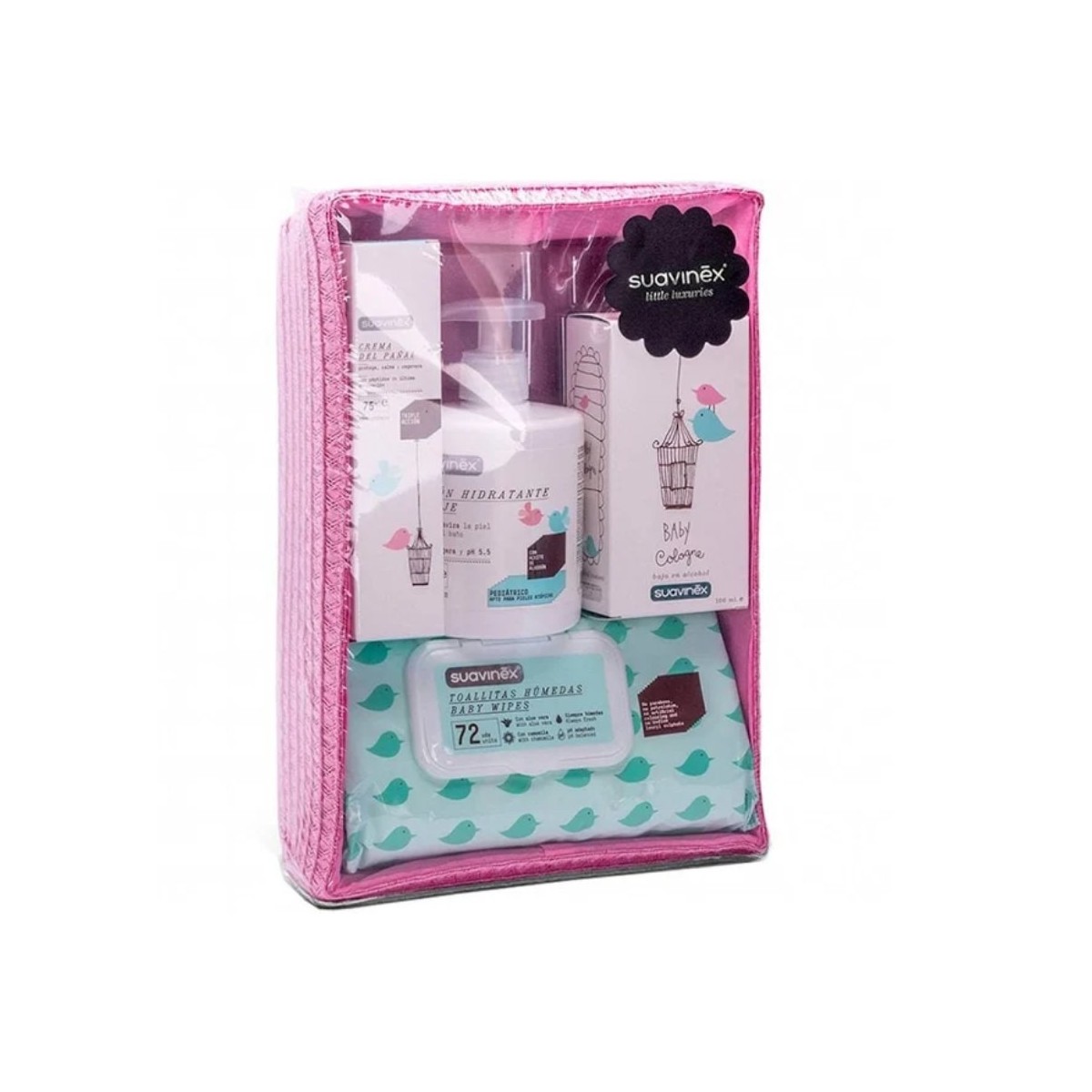 suavinex canastilla rosa nina