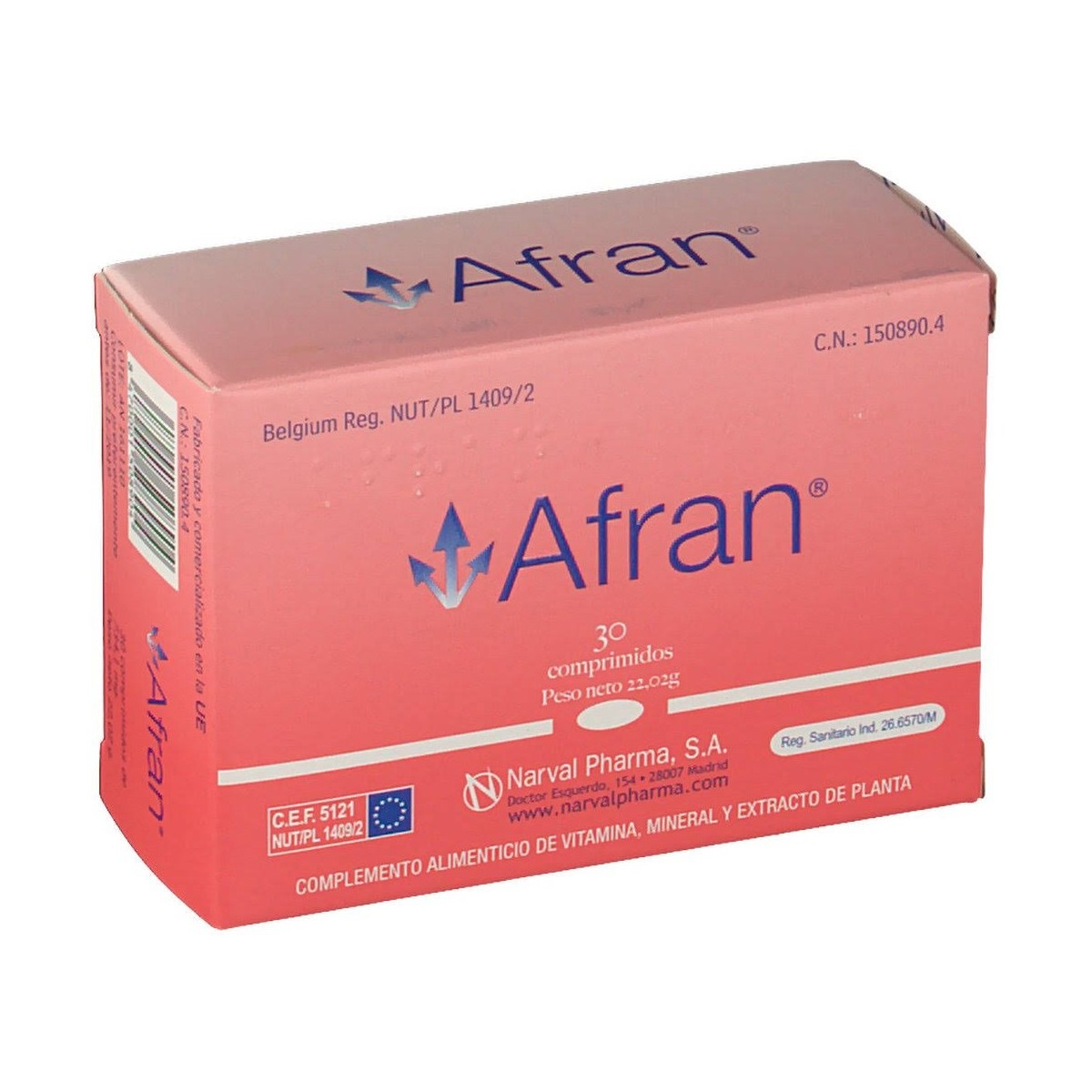 afran 30 comprimidos