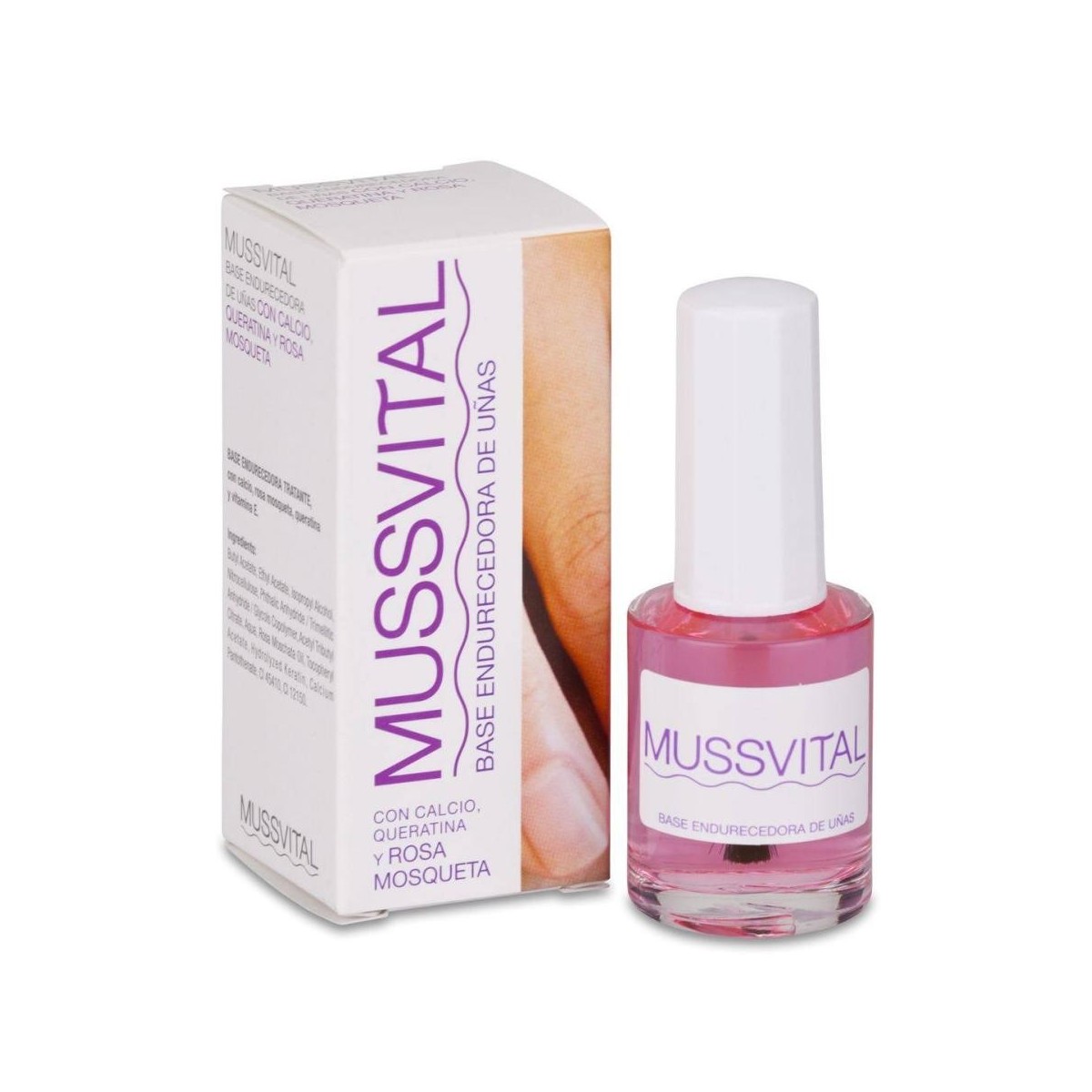 mussvital base endurecedora de unas 14 ml