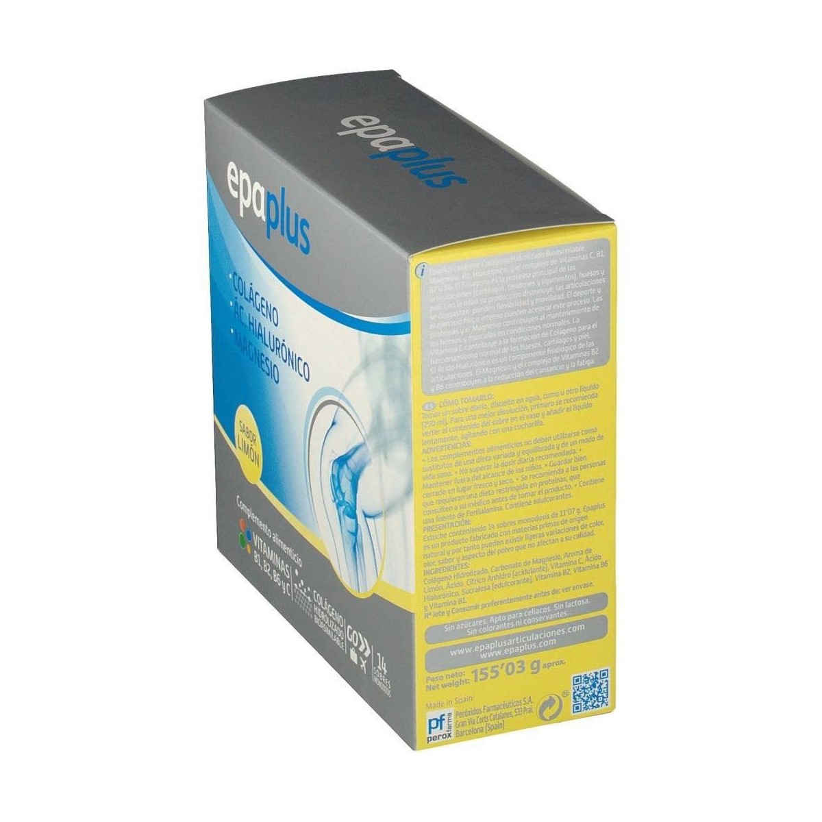 epaplus colageno hialuronico magnesio 14 sobres