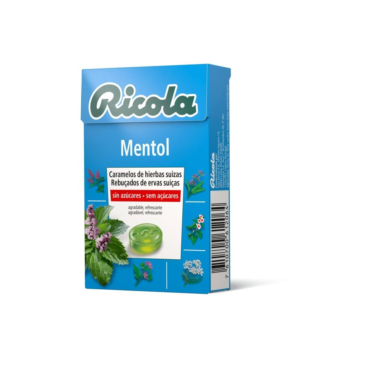 ricola caramelos mentol 50 g