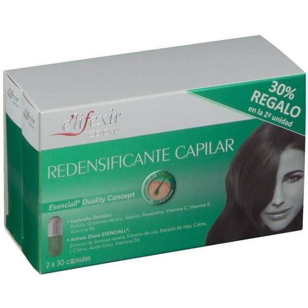 elifexir esenciall redensificante capilar 2x30 capsulas