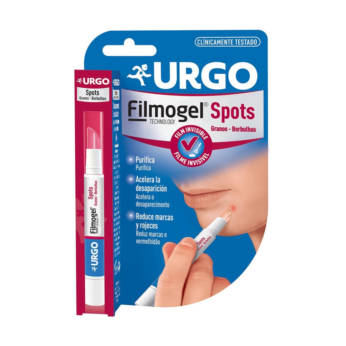 urgo filmogel spots granos stick 2 ml