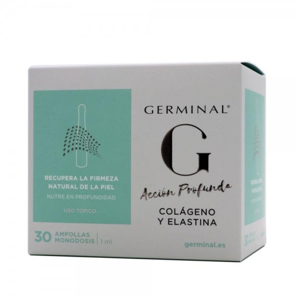 germinal 30 ampollas colageno y elastina accion profunda