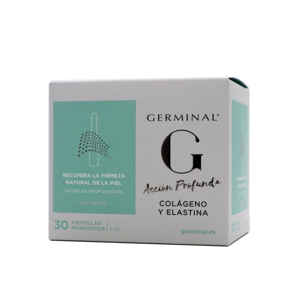 germinal 30 ampollas colageno y elastina accion profunda