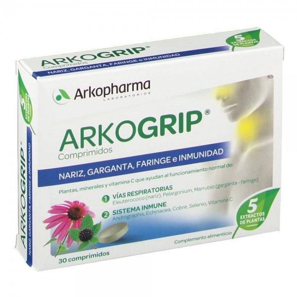 arkogrip 30 comprimidos