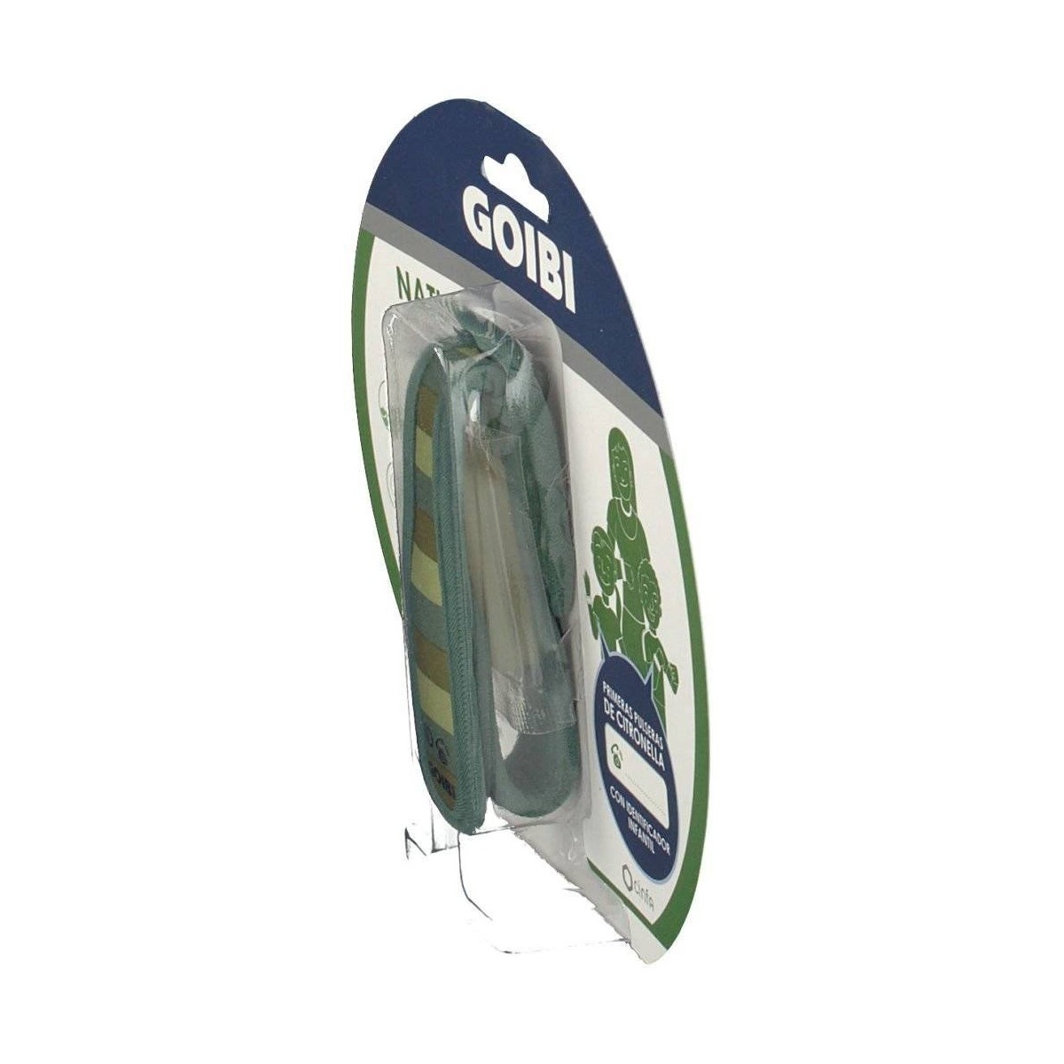 goibi nature pulsera de citronella rayas caqui