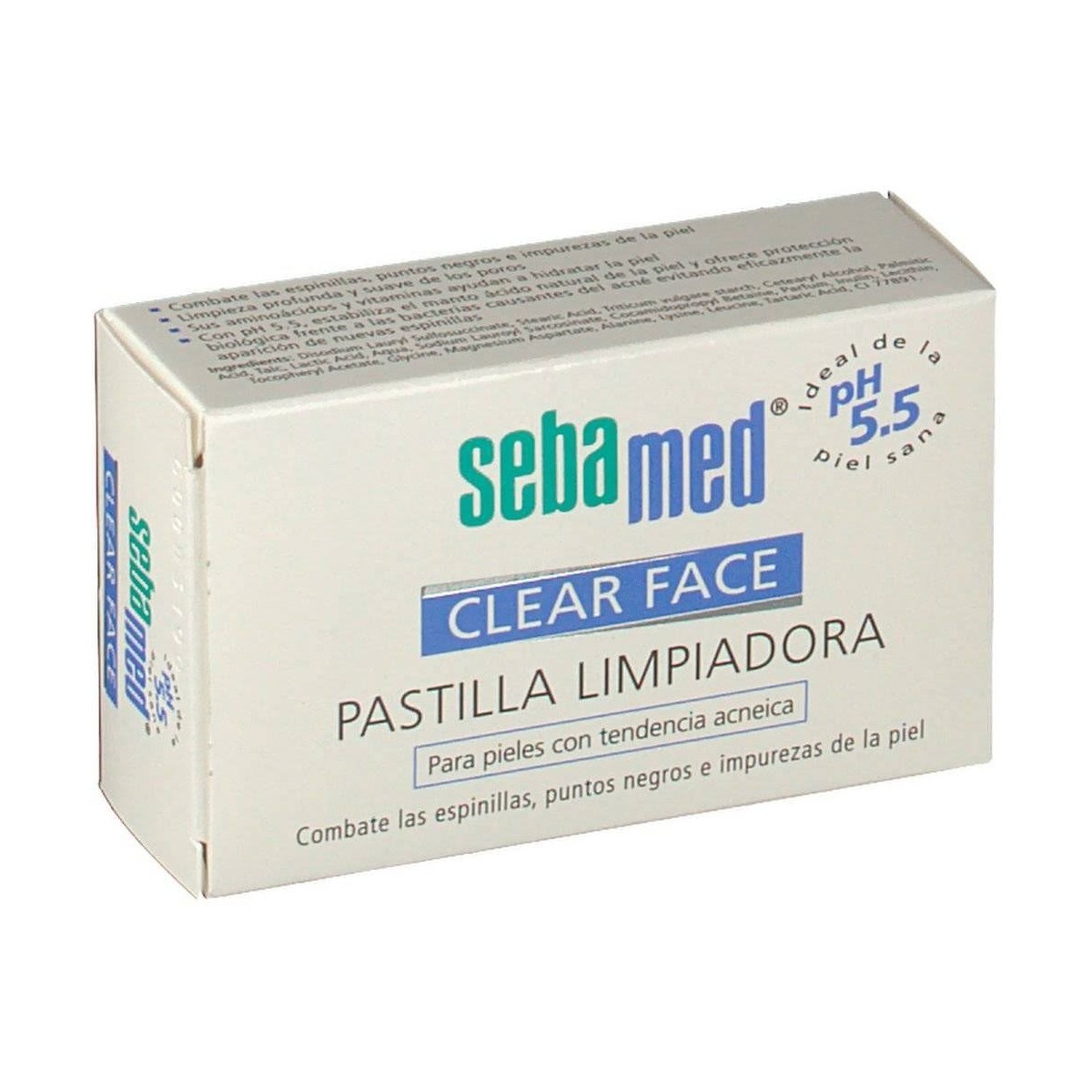 sebamed clear face pastilla limpiadora 100 g