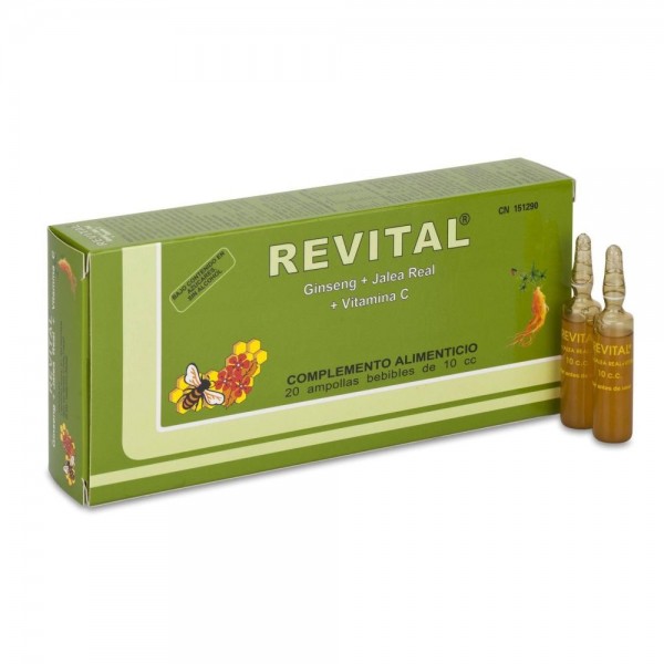 revital ginseng 20 ampollas