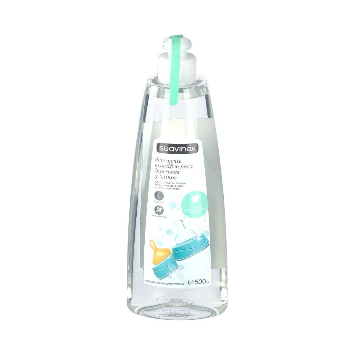suavinex detergente biberones y tetinas 500 ml