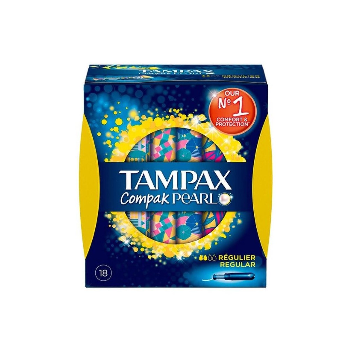 tampax compak pearl regular 18 tampones