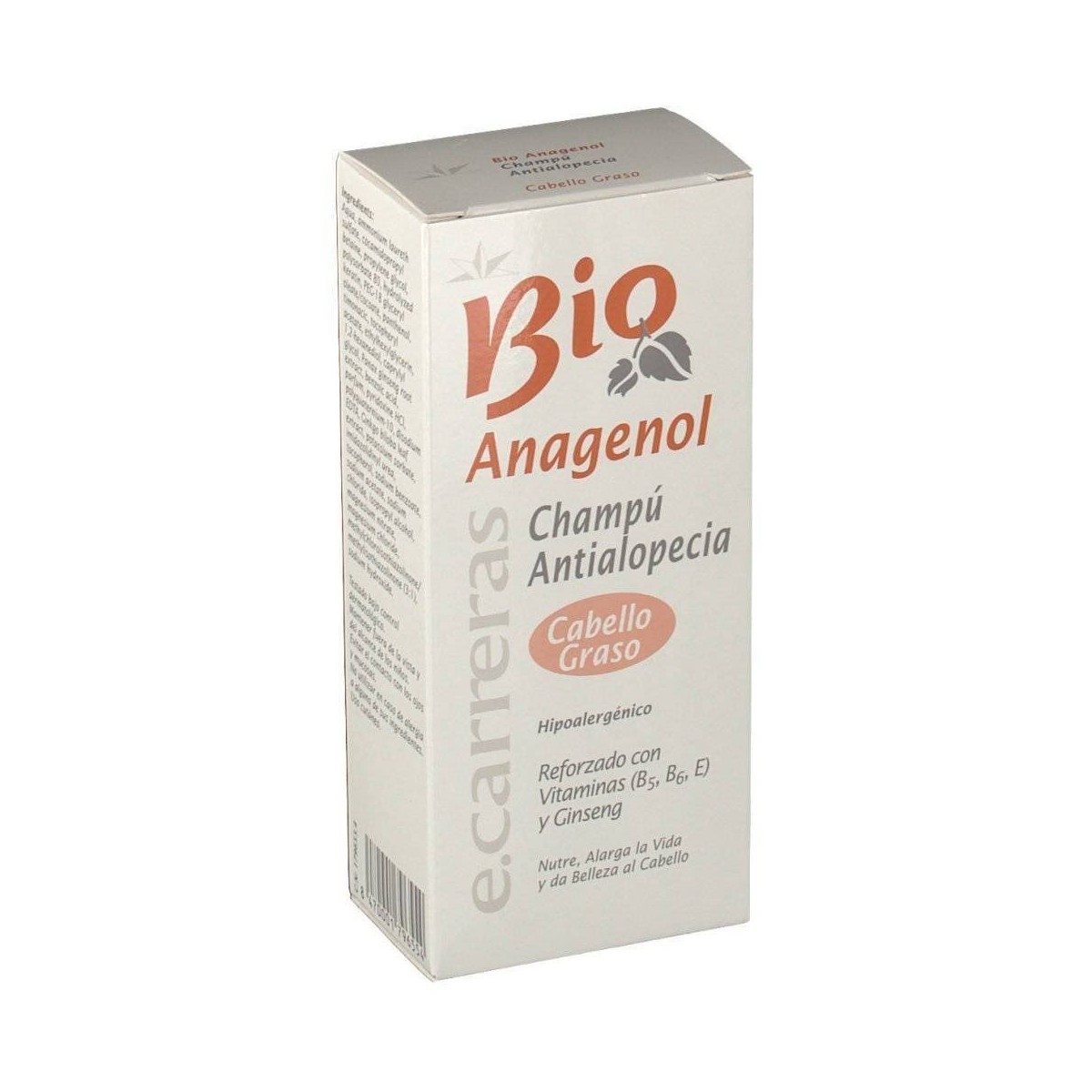 bio anagenol champu antialopecia cabello graso 150 ml