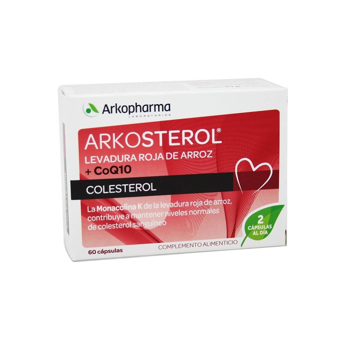 arkosterol levadura arroz coq10 60 capsulas