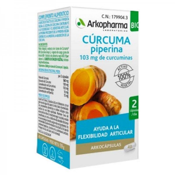 arkopharma arkocaps curcuma 45 capsulas