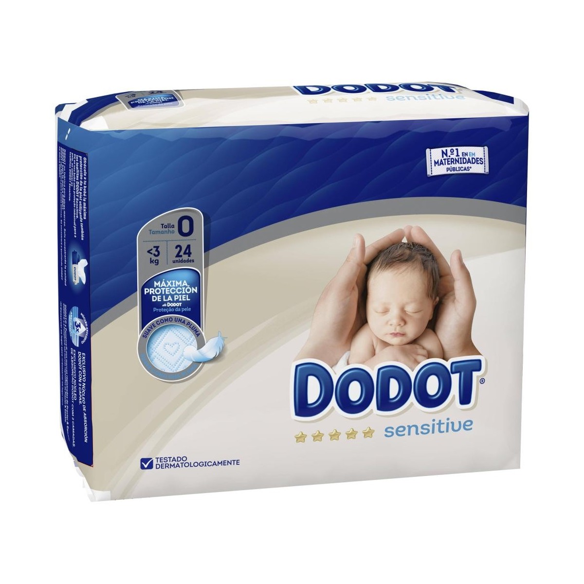 dodot sensitive talla 0 lt25kg 24 panales