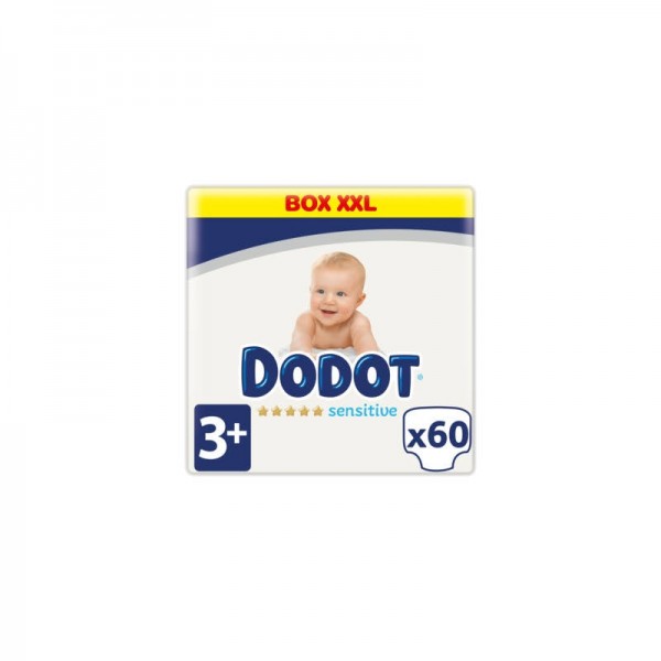 dodot sensitive talla 3 extra pack 60 panales