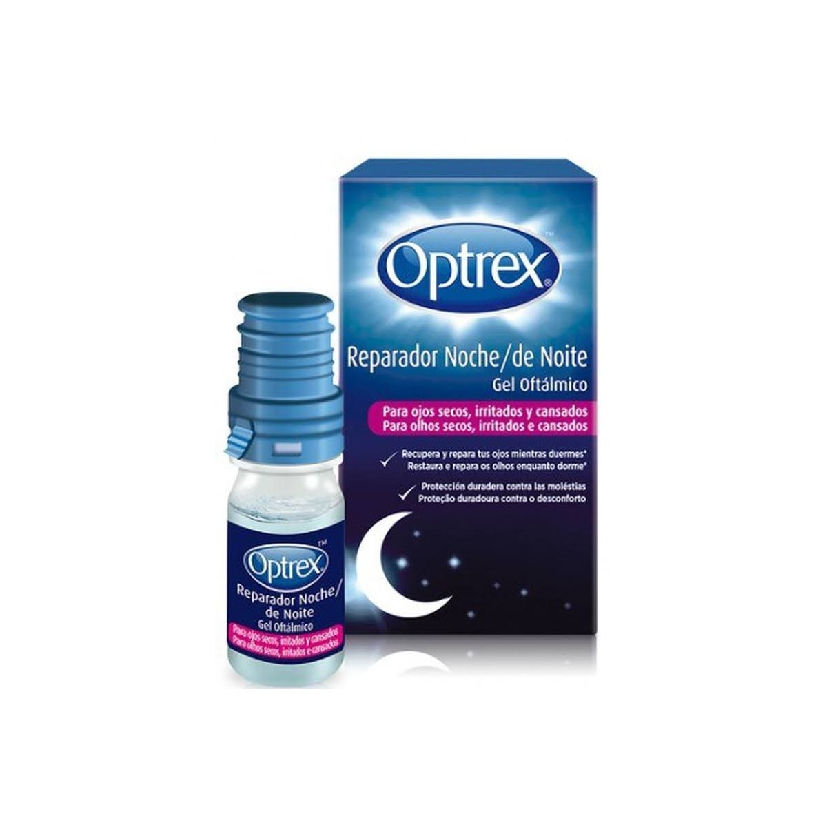 optrex gel reparador noche 10 ml