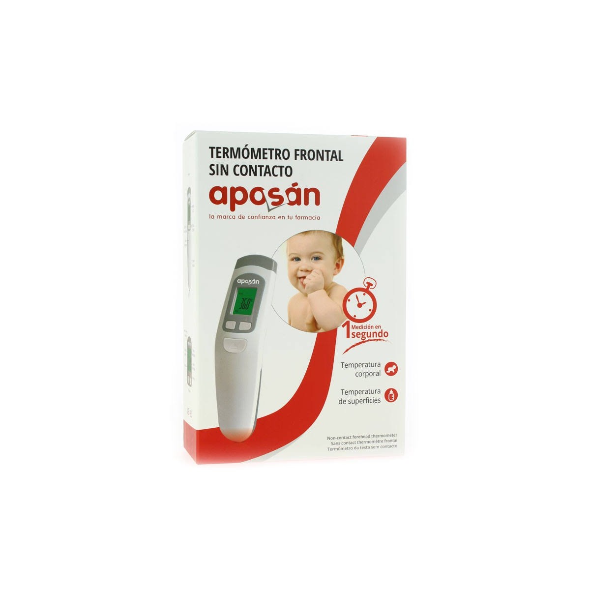 aposan termometro frontal sin contacto