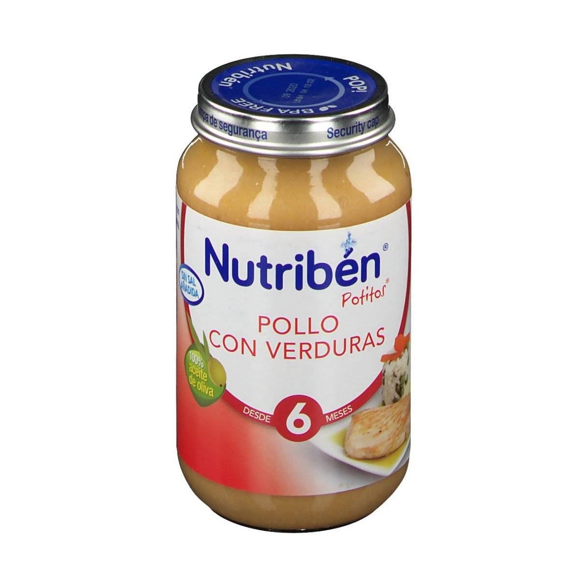 nutriben 250 g pollo con verduras