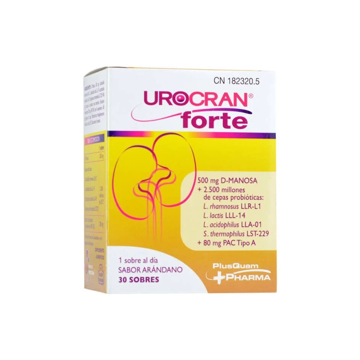 urocran forte 30 sobres