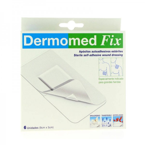 dermomed fix 9x5cm 6 apositos