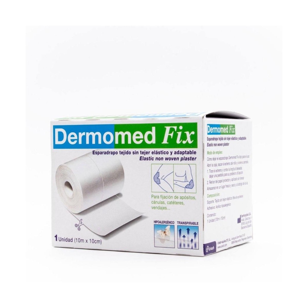 dermomed esparadrapo fix 10m x 10cm