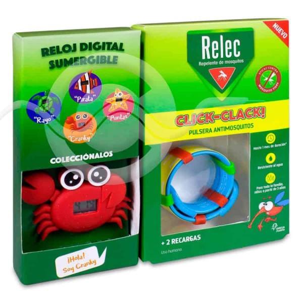 relec pulsera click clack cangrejo