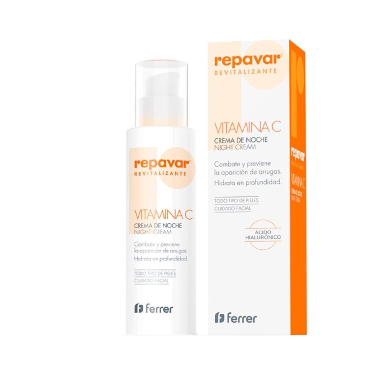 repavar revitalizante crema de noche 50 ml