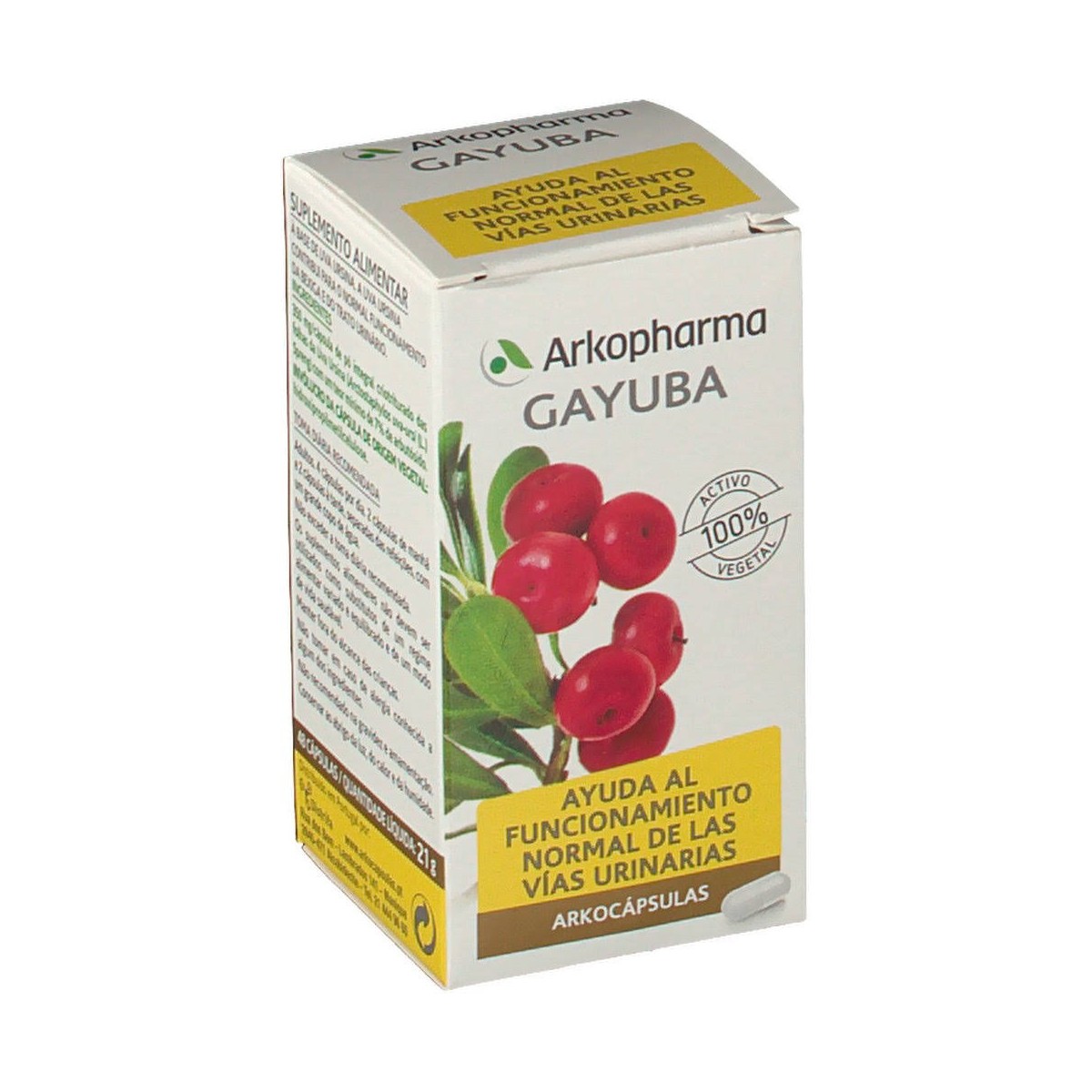 arkopharma gayuba 48 capsulas