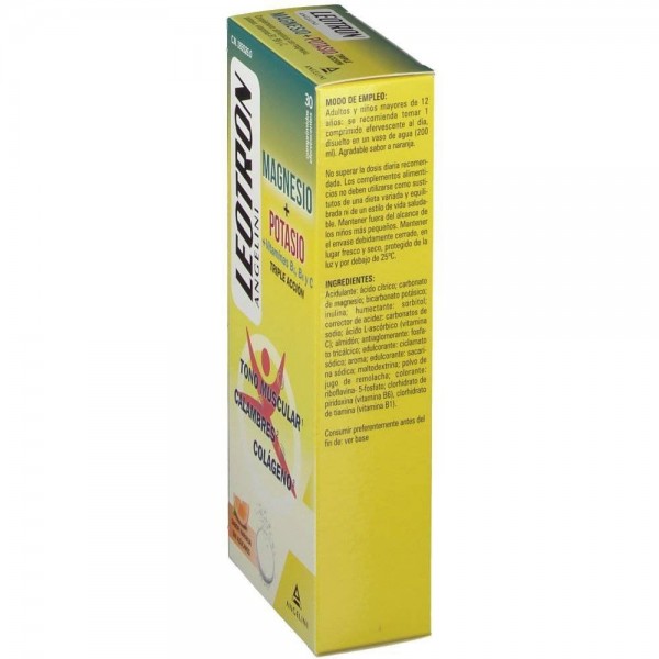 leotron magnesio potasio 30 comprimidos
