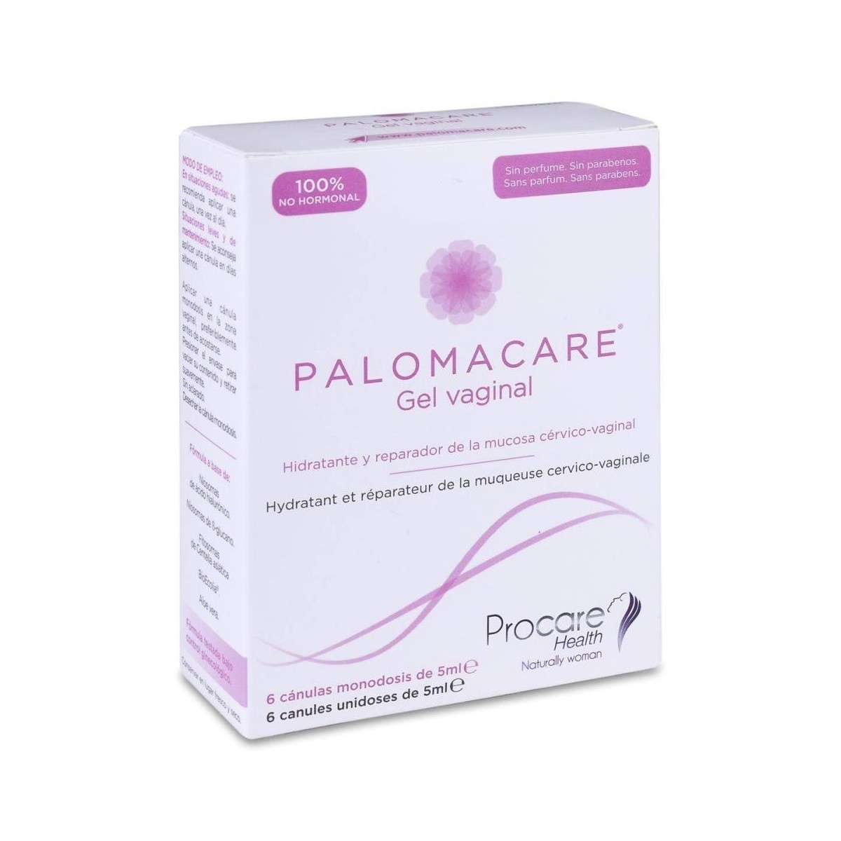 palomacare gel vaginal 6 canulas