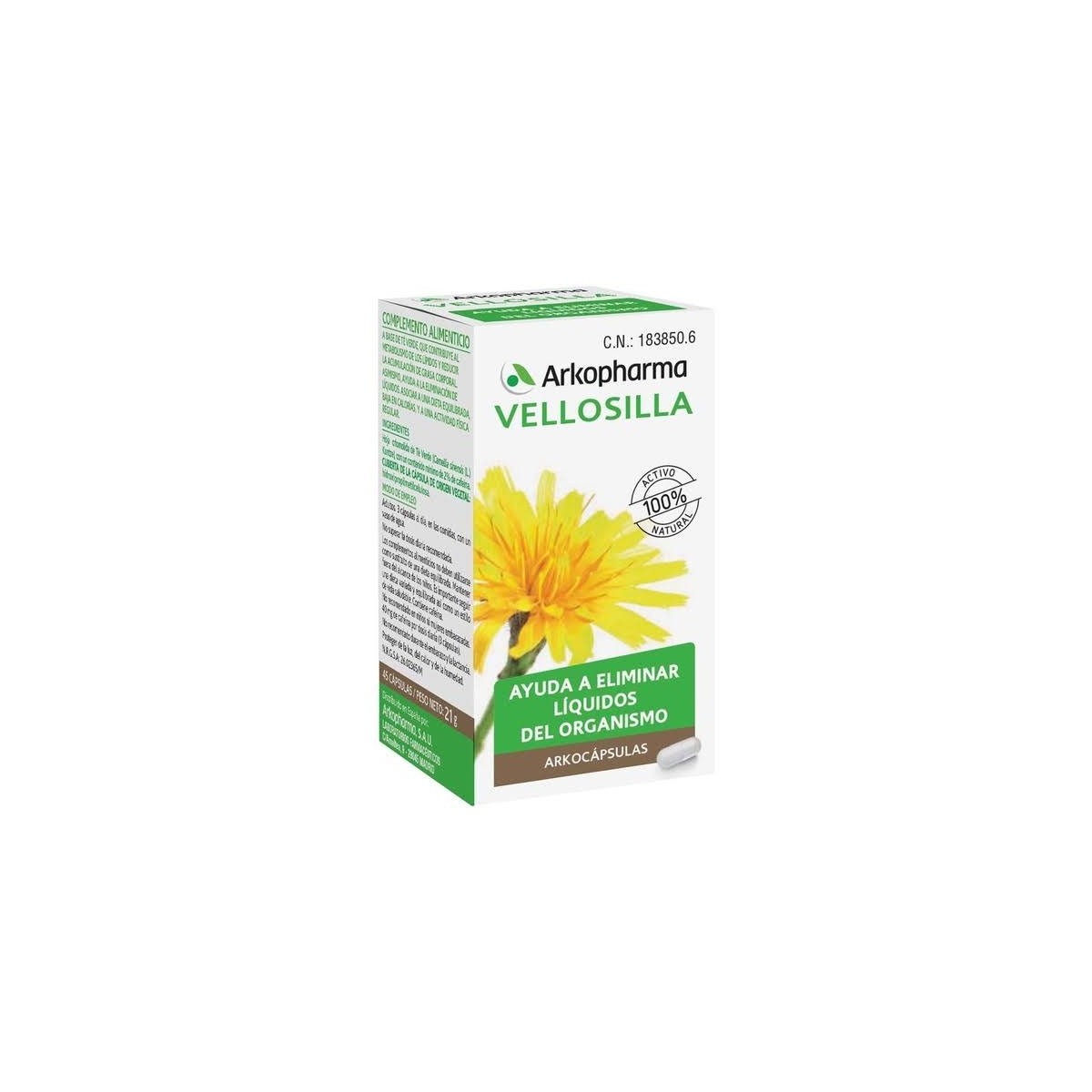 arkopharma vellosilla 45 capsulas