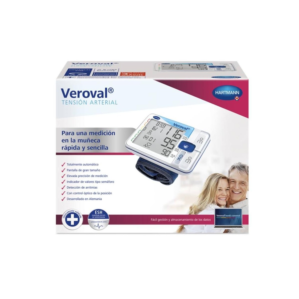 veroval tensiometro muneca