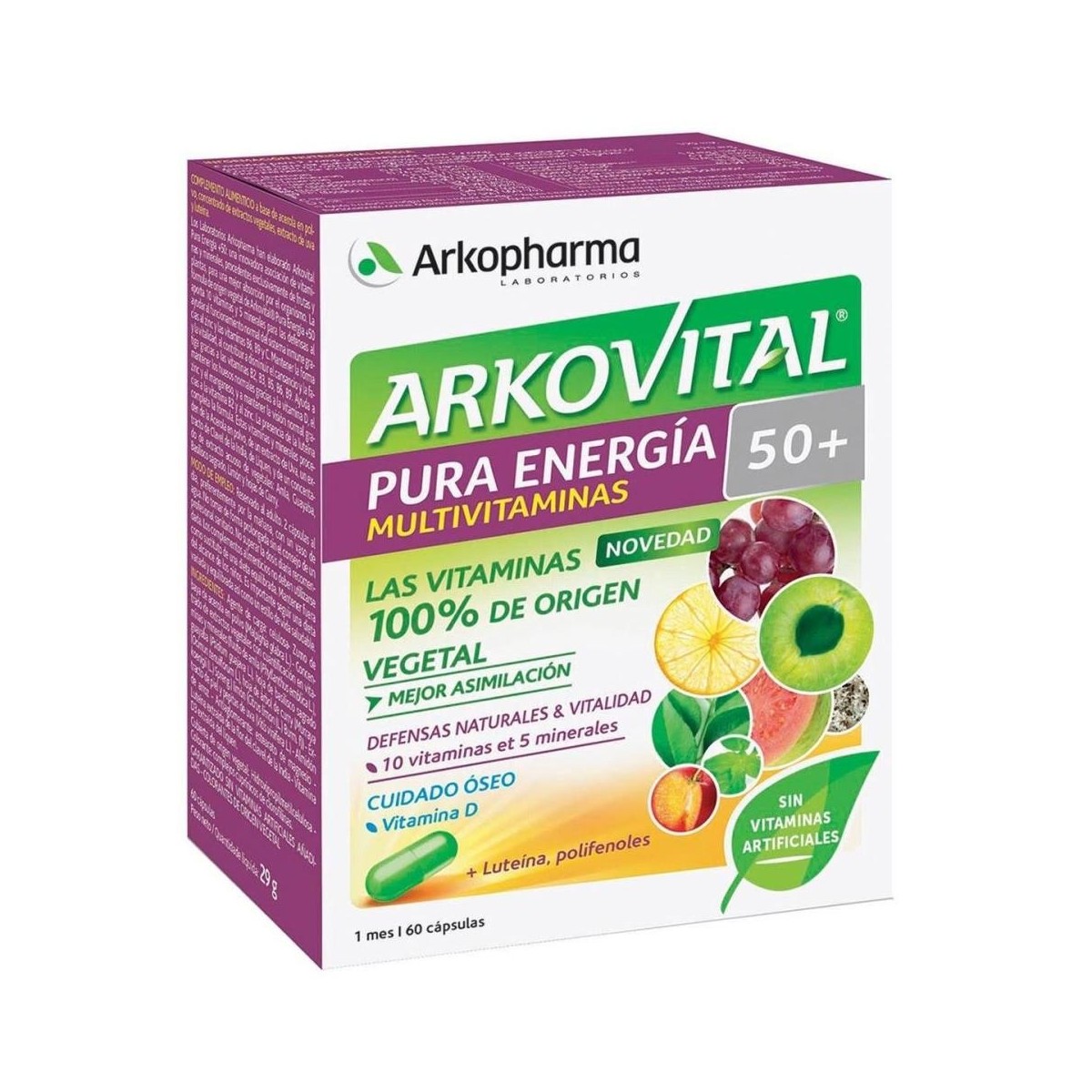 arkovital pura energia 50 60 capsulas