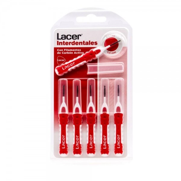 lacer interdental active recto 6 unds