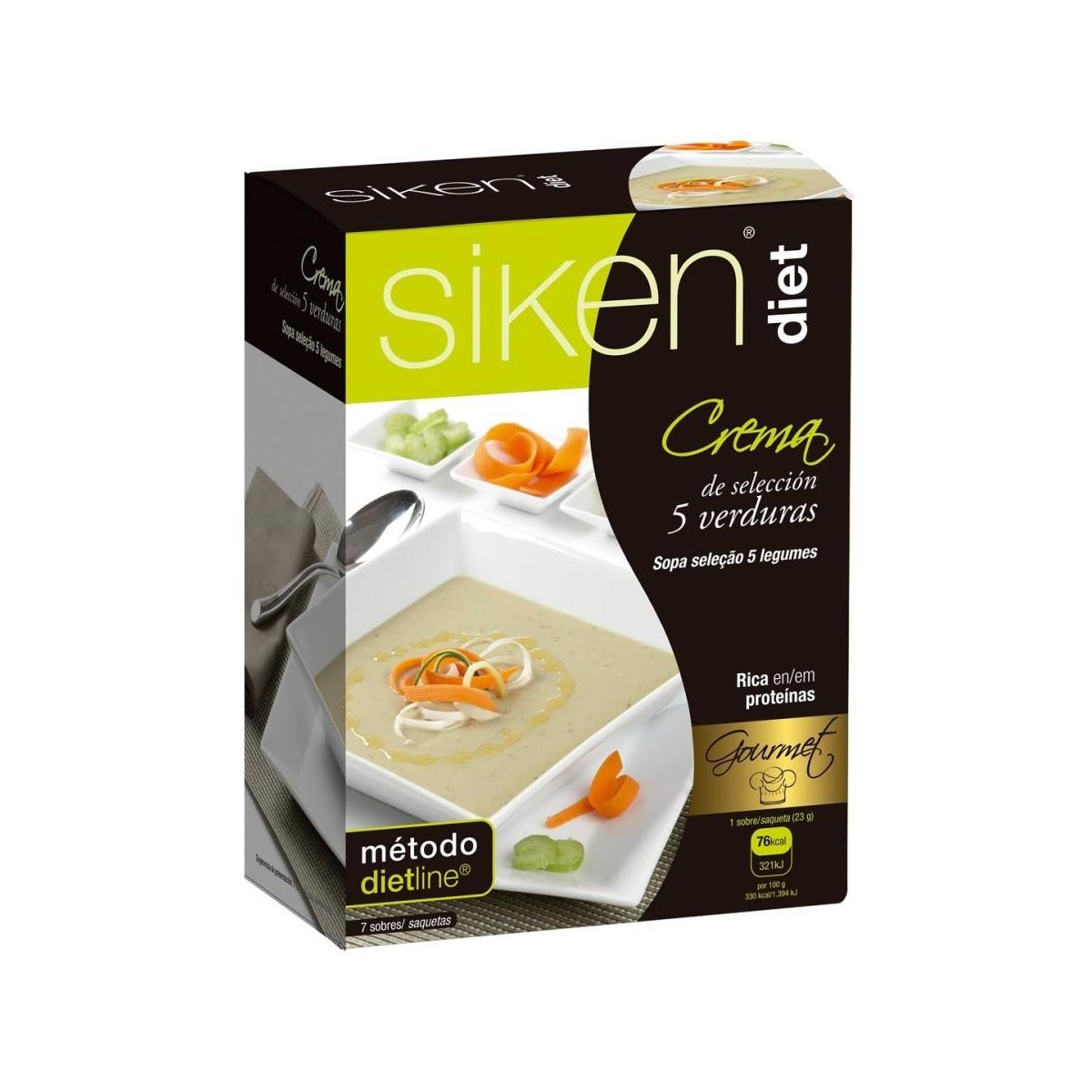 siken diet crema de verduras 7 sobres