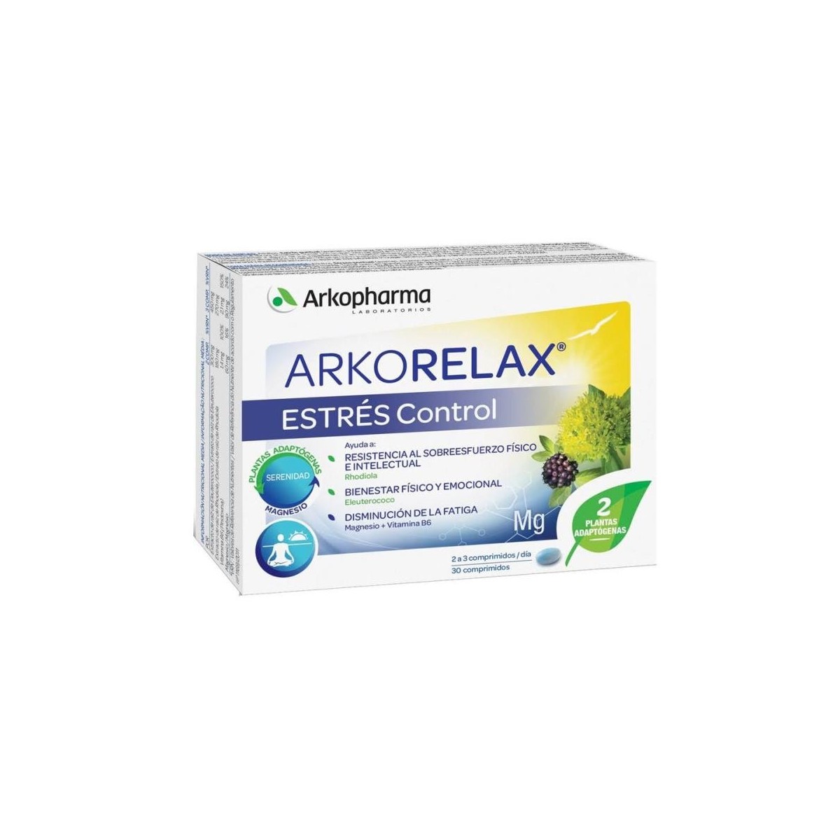 arkorelax estres control 30 comprimidos