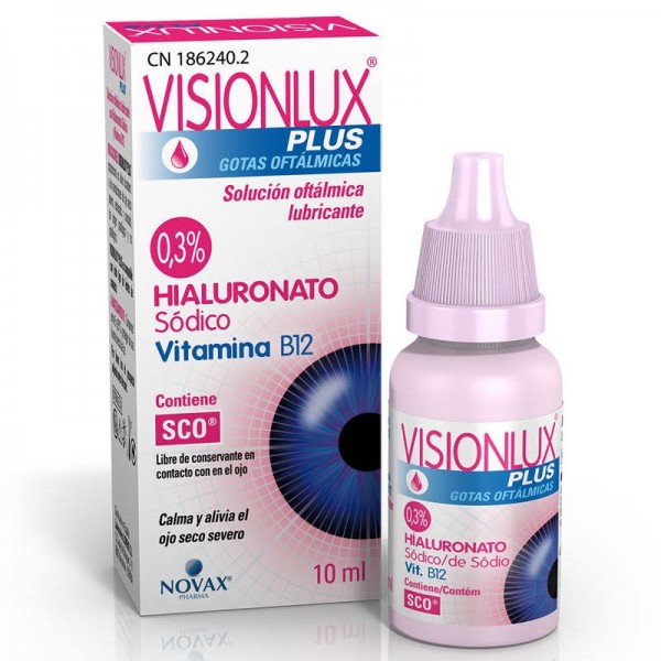 visionlux plus gotas oftalmicas 10 ml