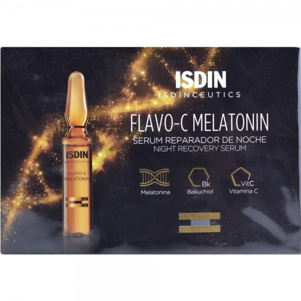 isdinceutics flavo c melatonin 10 ampollas