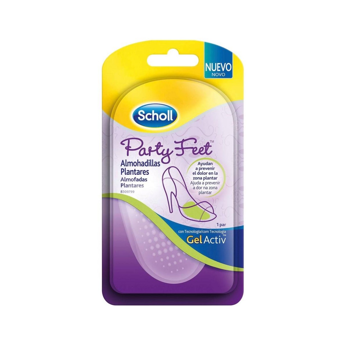 scholl party feet almohadilla plantar