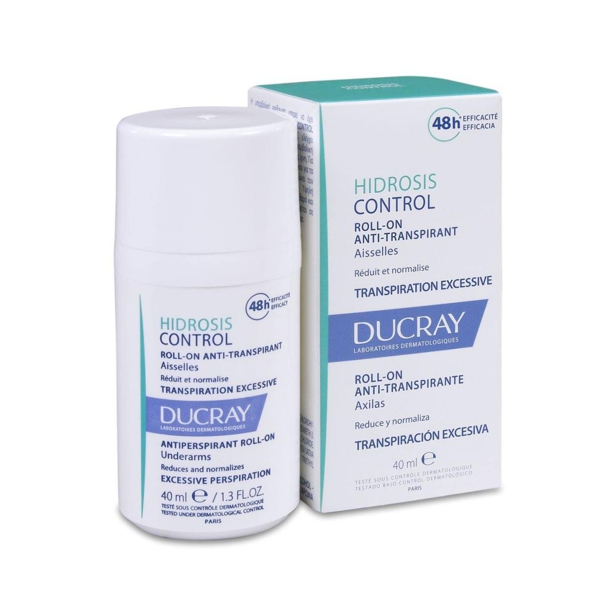 ducray hidrosis control roll on 40 ml