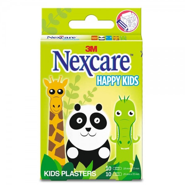 nexcare happy kids animales 20 tiritas