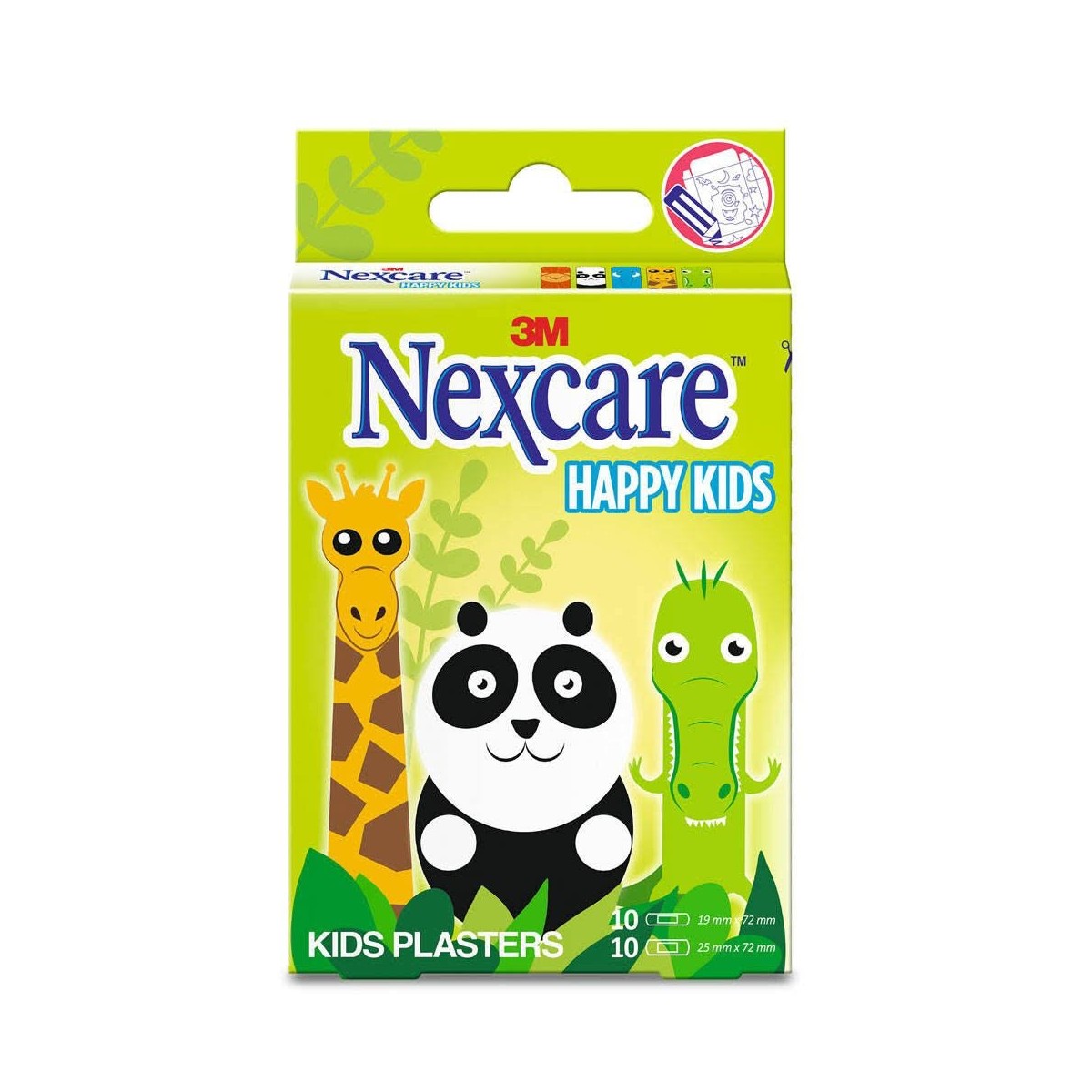 nexcare happy kids animales 20 tiritas