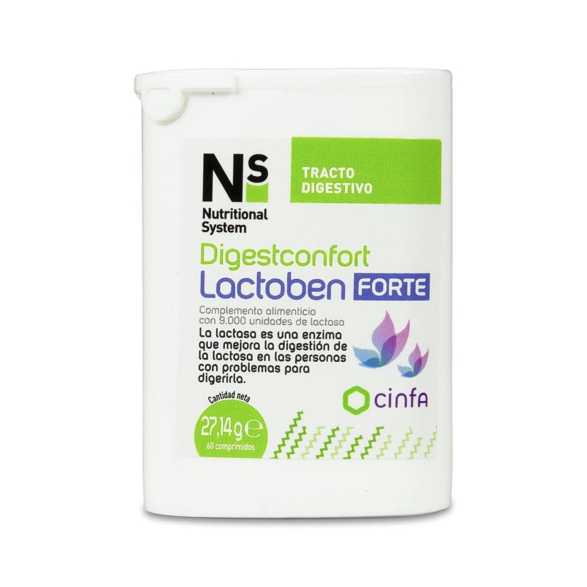 ns digestconfort lactoben forte 60 comprimidos
