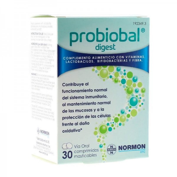 probiobal digest 30 comprimidos masticables
