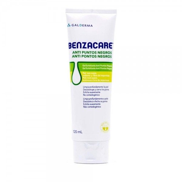 benzacare gel exfoliante anti puntos negros 120 ml
